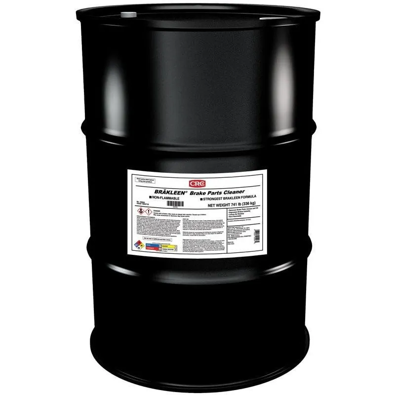 05093 CRC Brakleen® Brake Parts Cleaner, Colorless, 55 gal Drum