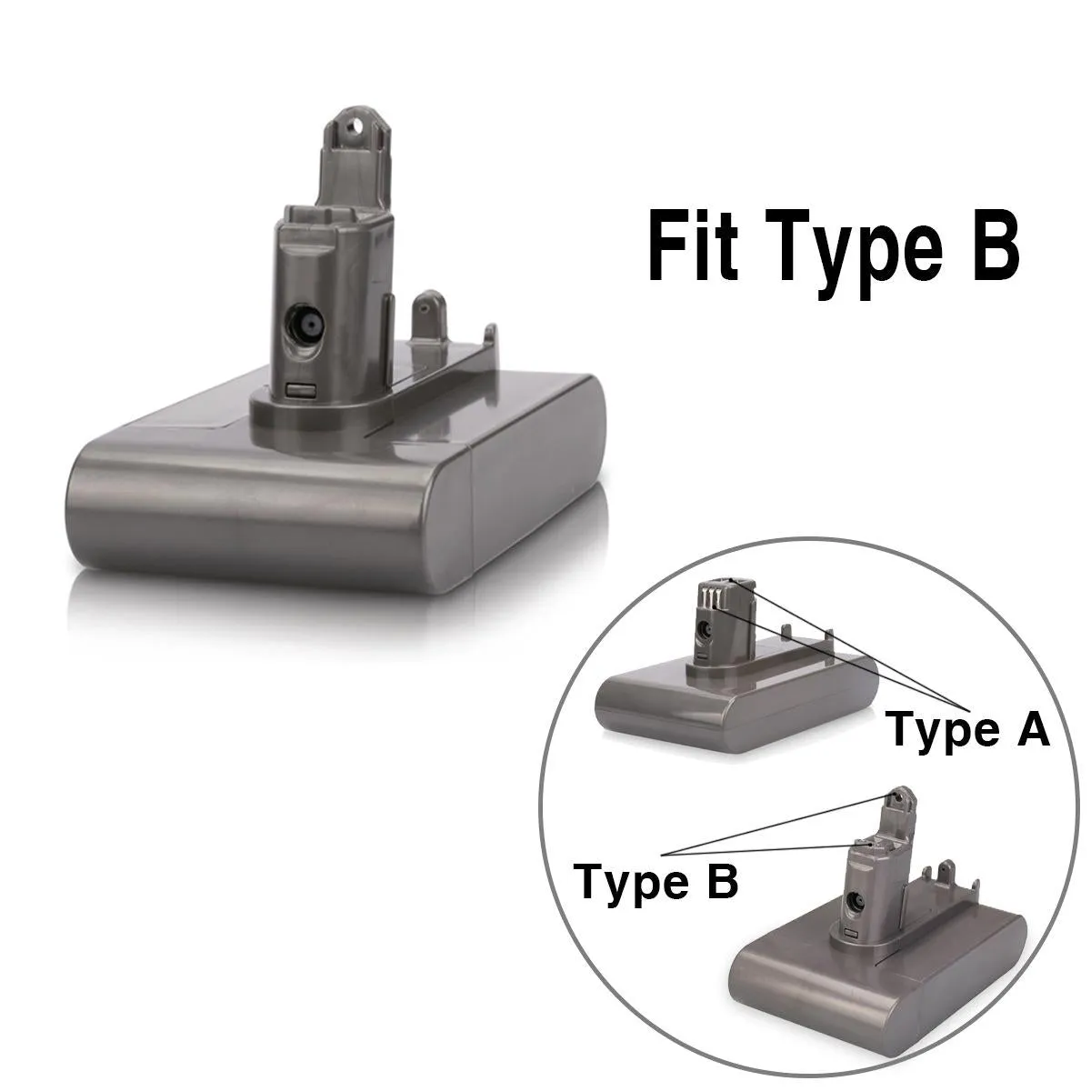 22.2V Spare Battery | For Dyson Vacuum Cleaners | 3.0Ah