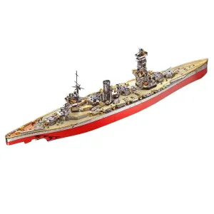 3d Metal Puzzle Model Building Kits-fuso Battleship Diy Jigsaw Toy Christmas Birthday Gifts for Adults Kids