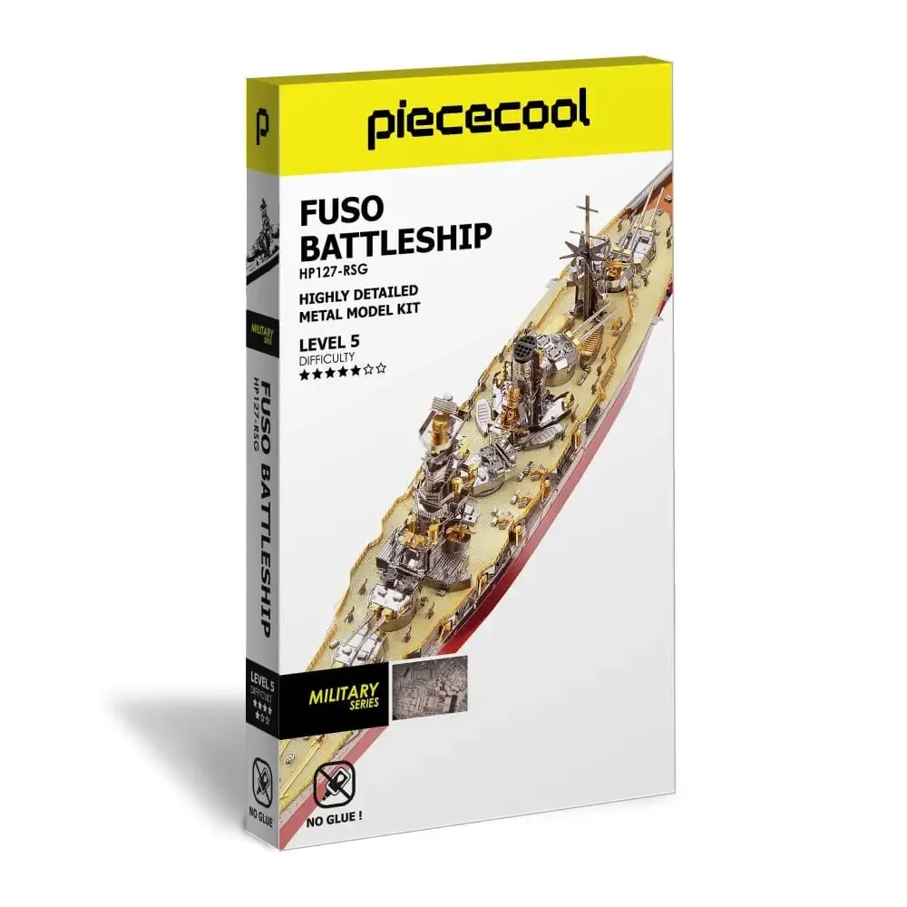 3d Metal Puzzle Model Building Kits-fuso Battleship Diy Jigsaw Toy Christmas Birthday Gifts for Adults Kids
