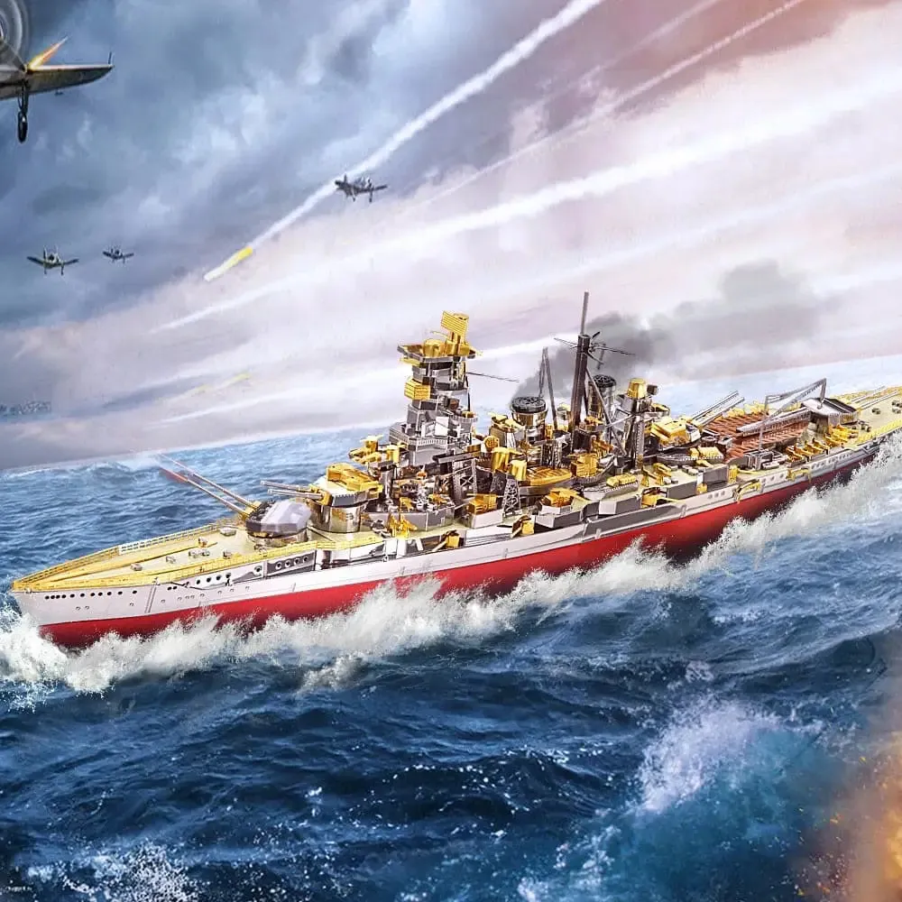 3d Metal Puzzle Model Building Kits-kongou Battleship Diy Jigsaw Toy Christmas Birthday Gifts for Adults Kids