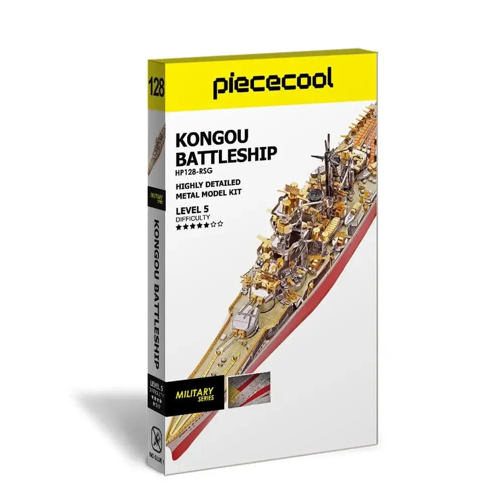 3d Metal Puzzle Model Building Kits-kongou Battleship Diy Jigsaw Toy Christmas Birthday Gifts for Adults Kids