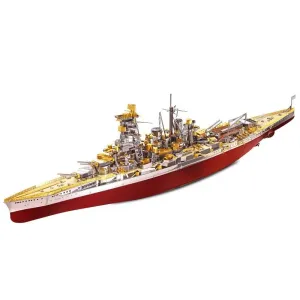 3d Metal Puzzle Model Building Kits-kongou Battleship Diy Jigsaw Toy Christmas Birthday Gifts for Adults Kids