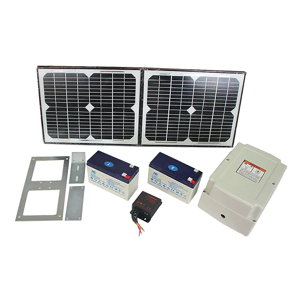 500KG 20W Solar Single Swing Auto Motor Remote Gate Opener
