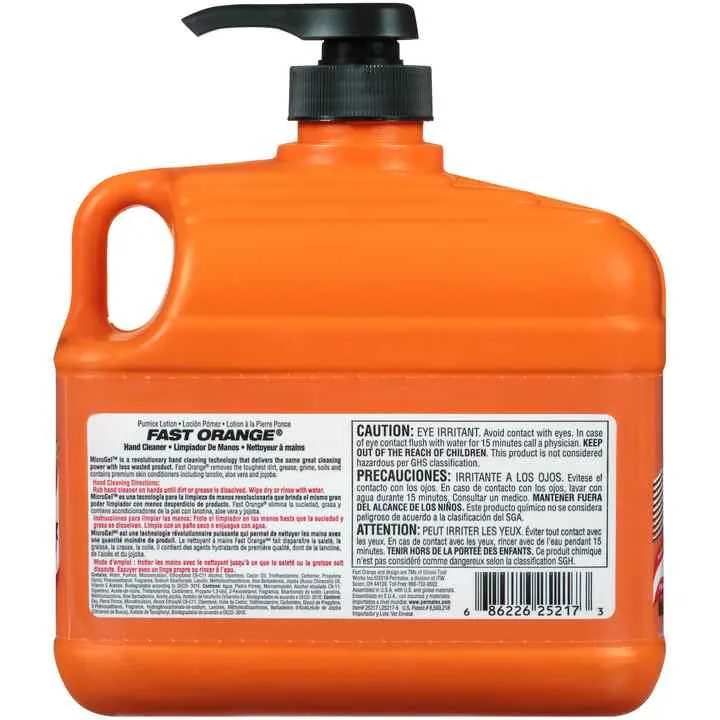 64oz Fast Orange Pumice Hand Cleaner