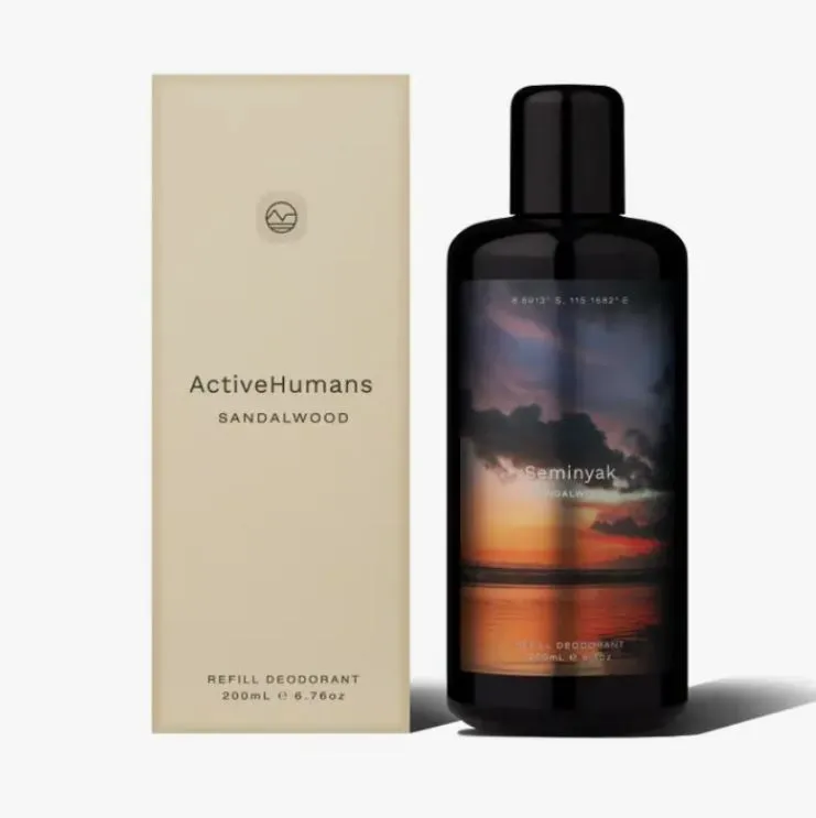 Active Humans Sandalwood Natural Deodorant