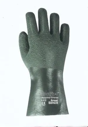 Ansell Snorkel PVC Fully Coated 12" Glove Jersey Lined With Gauntlet Cuff Size 9