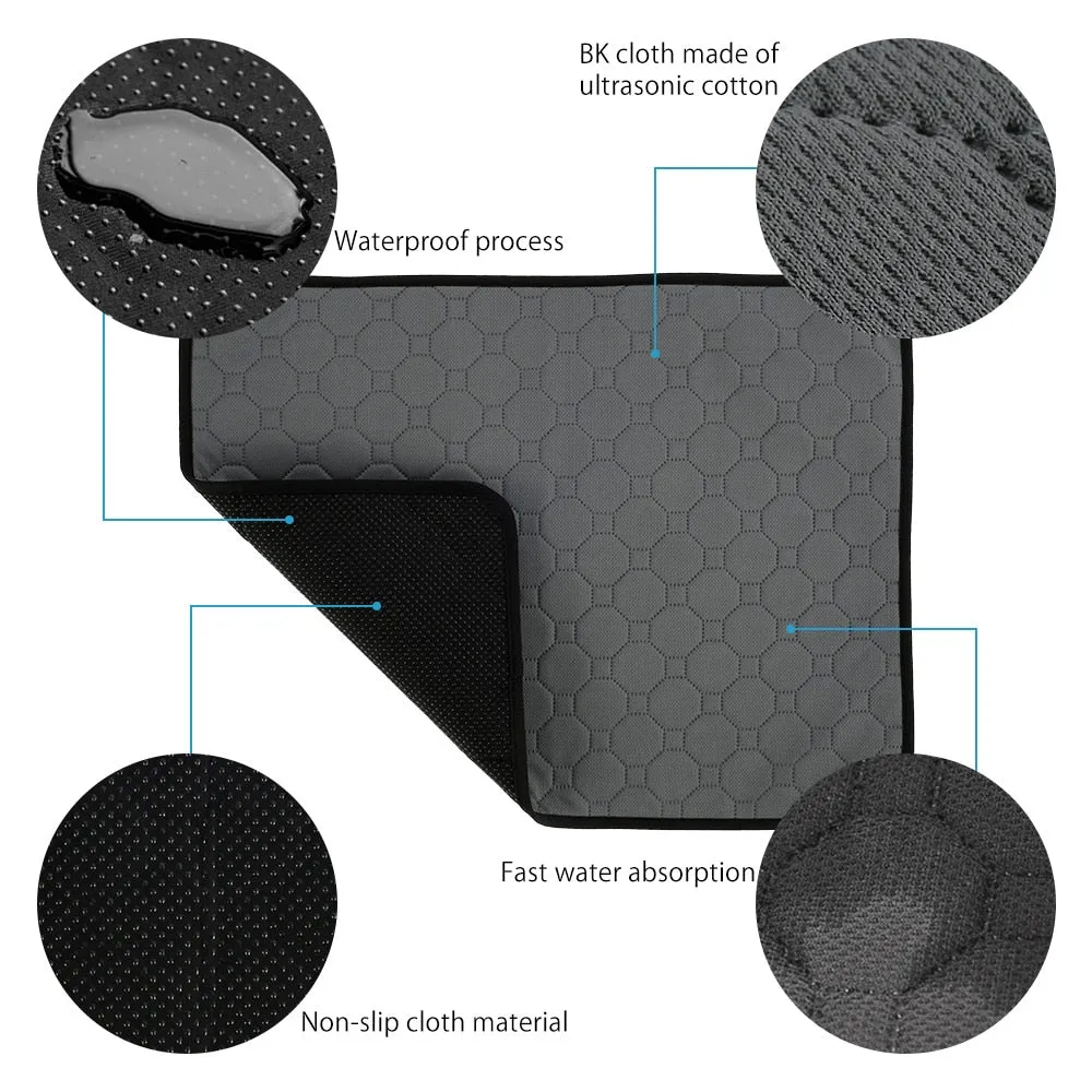 Anti-slip Dog Pee Pad Blanket Reusable Absorbent Diaper Washable Puppy Training Pad Pet Bed Urine Mat  - Different sizes available