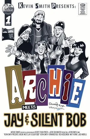 ARCHIE MEETS JAY AND SILENT BOB #1 (ONE SHOT) COVER B FERNANDO RUIZ RICH KOSLOWSKI HOMAGE GREYSCALE VARIANT