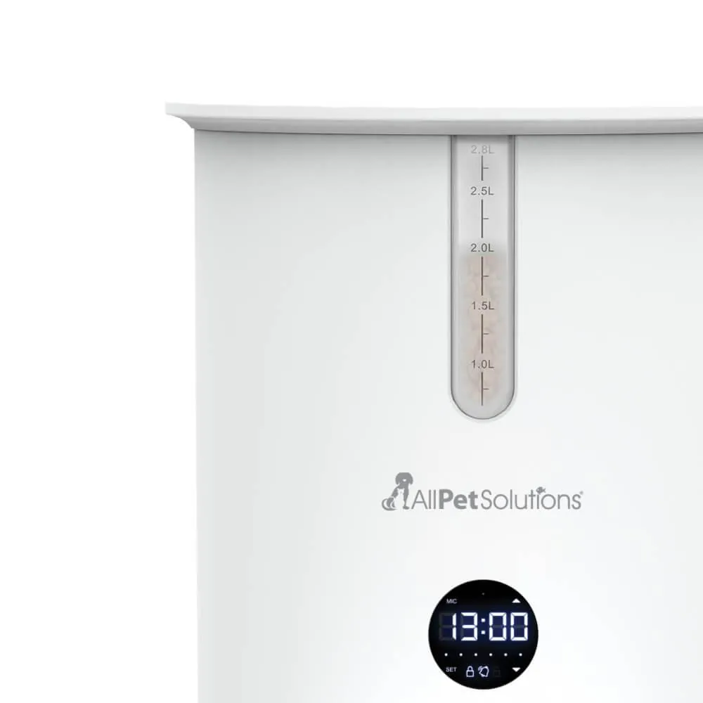Automatic Pet Feeder LED & Voice Recording 2.8L