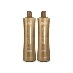 Brasil Cacau Anti Frizz Shampoo & Conditioner 1 Litre DUO