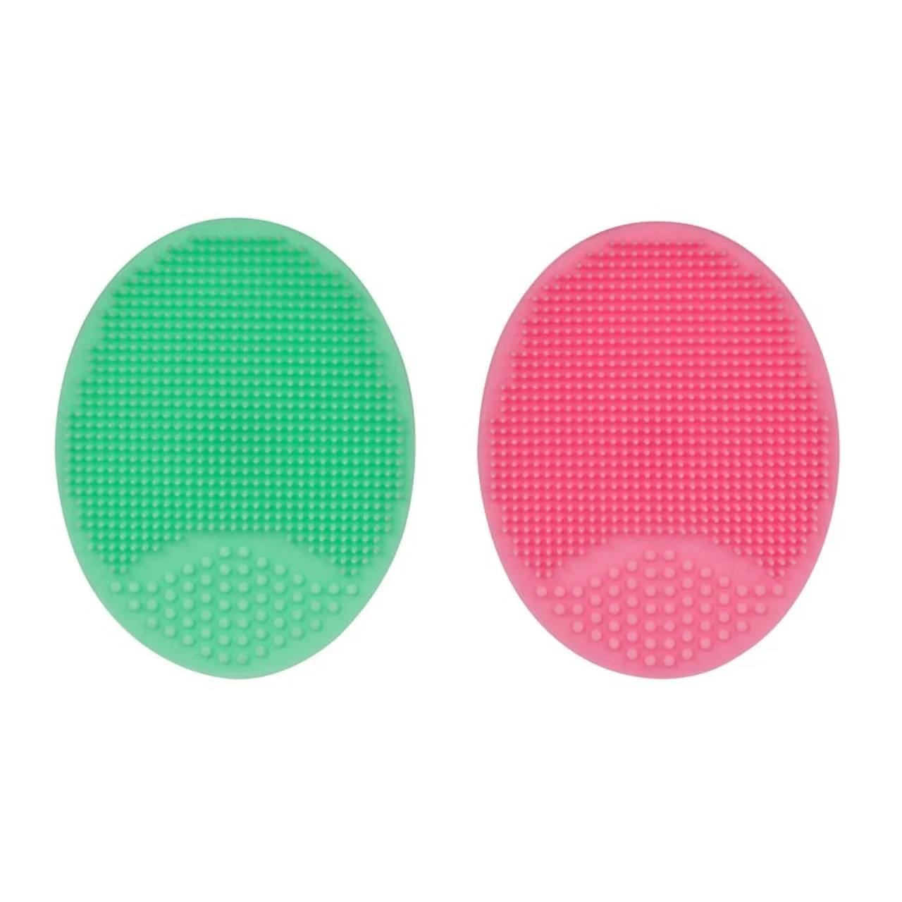Cala Facial Scrubbers: Mint/Soft Pink(2Pk)