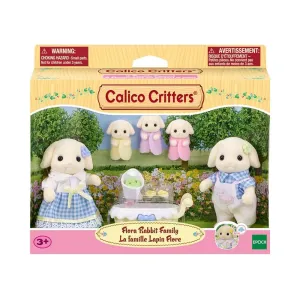 Calico Critters Flora Rabbit Family