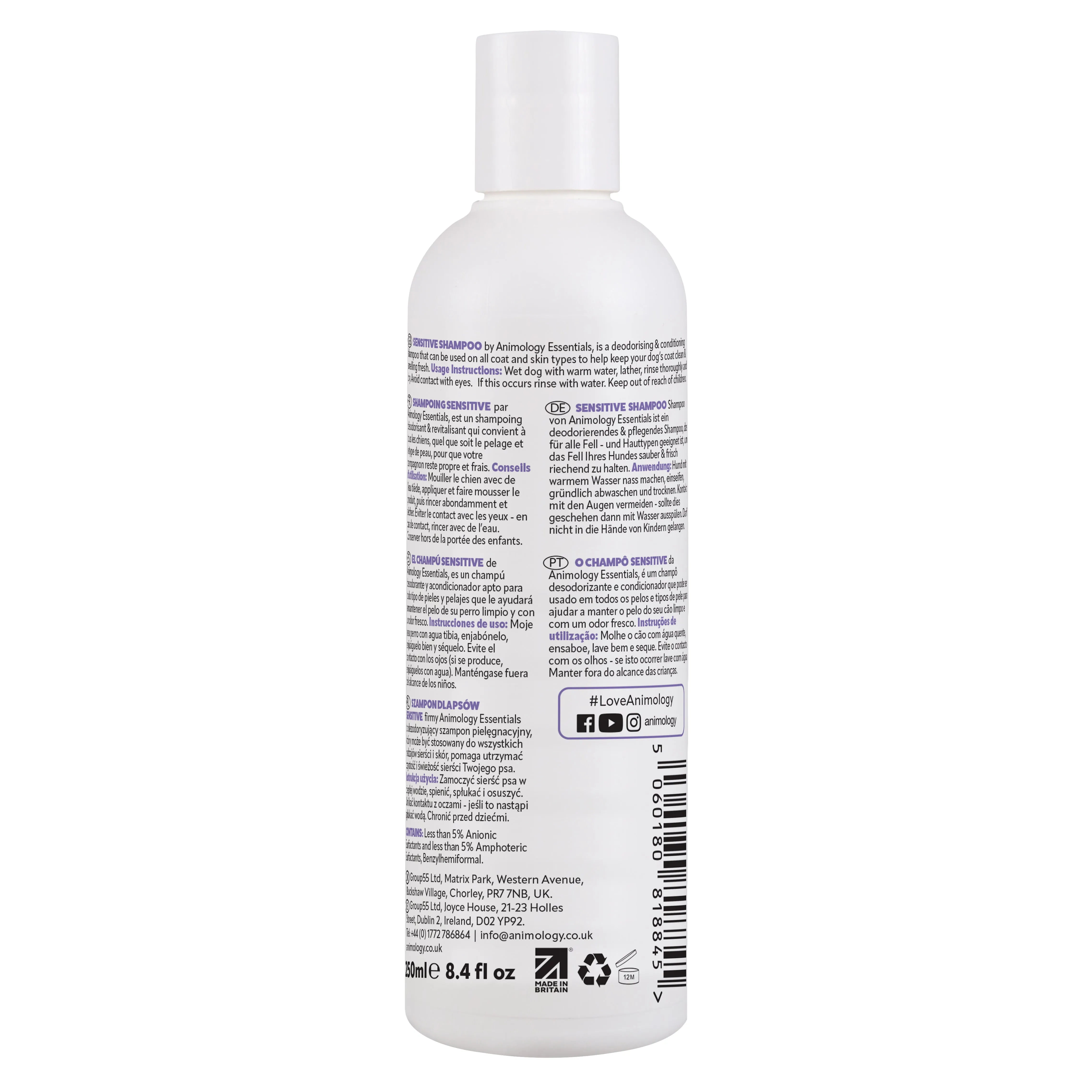 Essentials Sensitive Shampoo 250ml