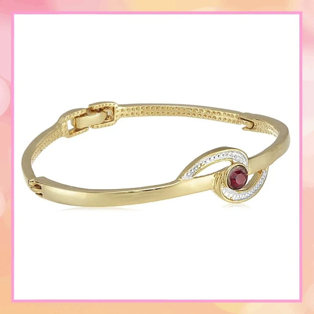 Estele Gold Plated Across The Sky Cuff Bracelet for women