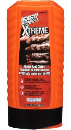 Fast Orange 25616 Hand Cleaner, White, Citrus, 15 fl-oz, Bottle :EA: QUANTITY: 1