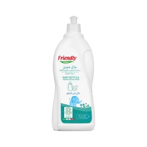 Friendly Organic Fragrance Free Baby Bottle & Feeding Utensil Wash, Clear