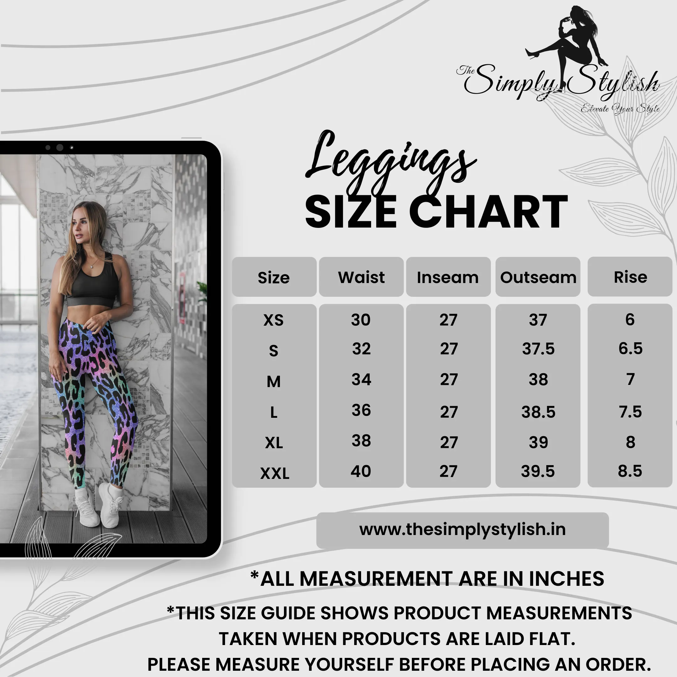 Herbal Flow Print Legging