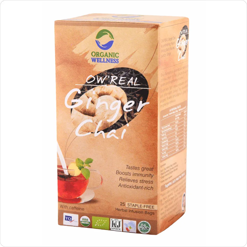 Herbal Tea - Ginger Chai (25 Bags)