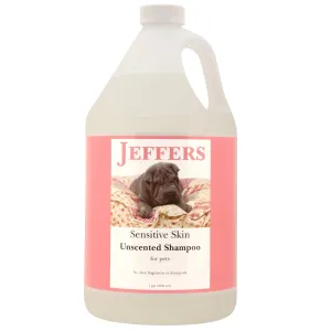 Jeffers Sensitive Skin Unscented, Dye-Free, Fragrance-Free Pet Shampoo, Gallon