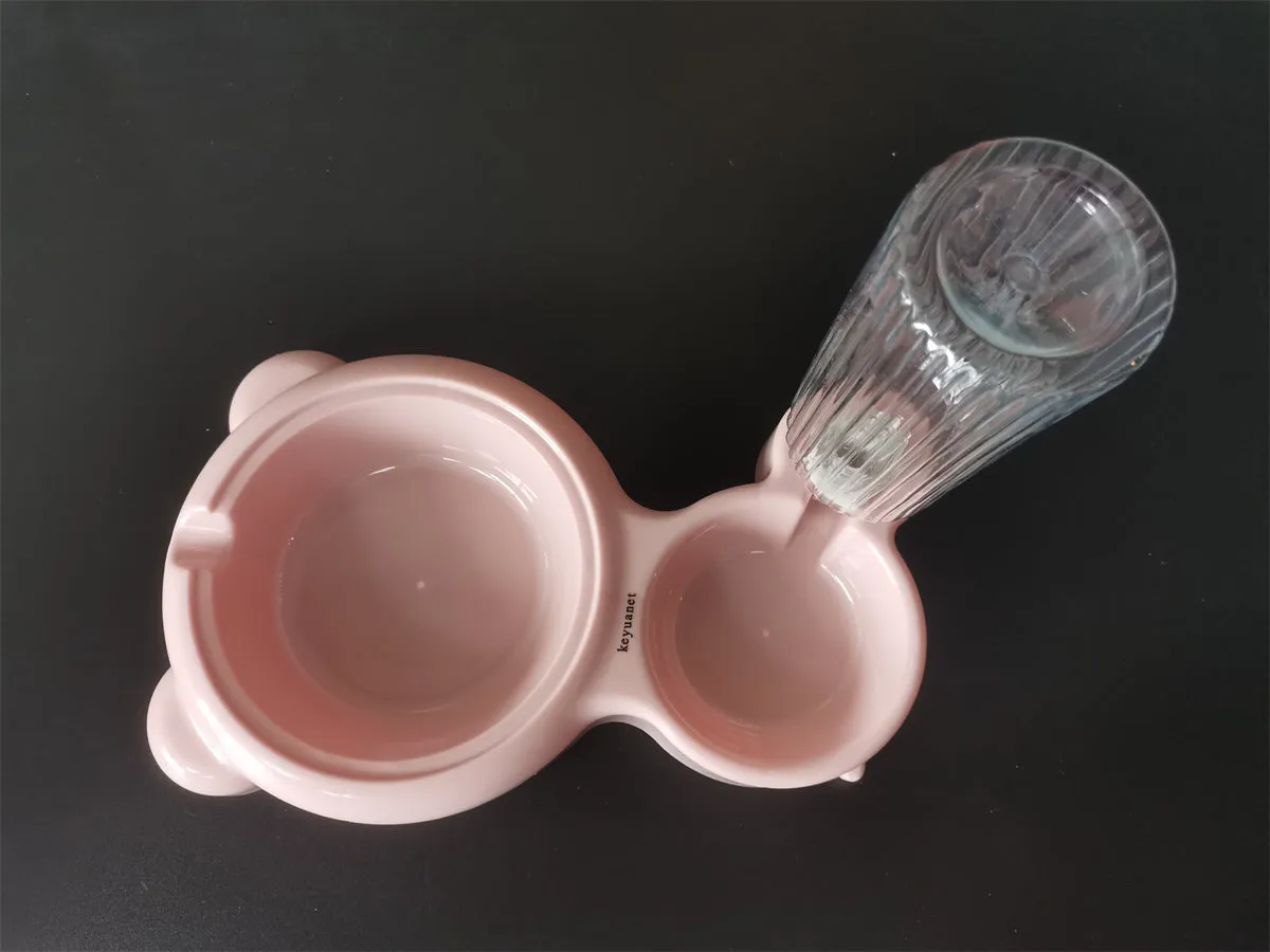 keyuanet Feeding vessels for pets,Small and medium-sized pet feeders and water dispensers