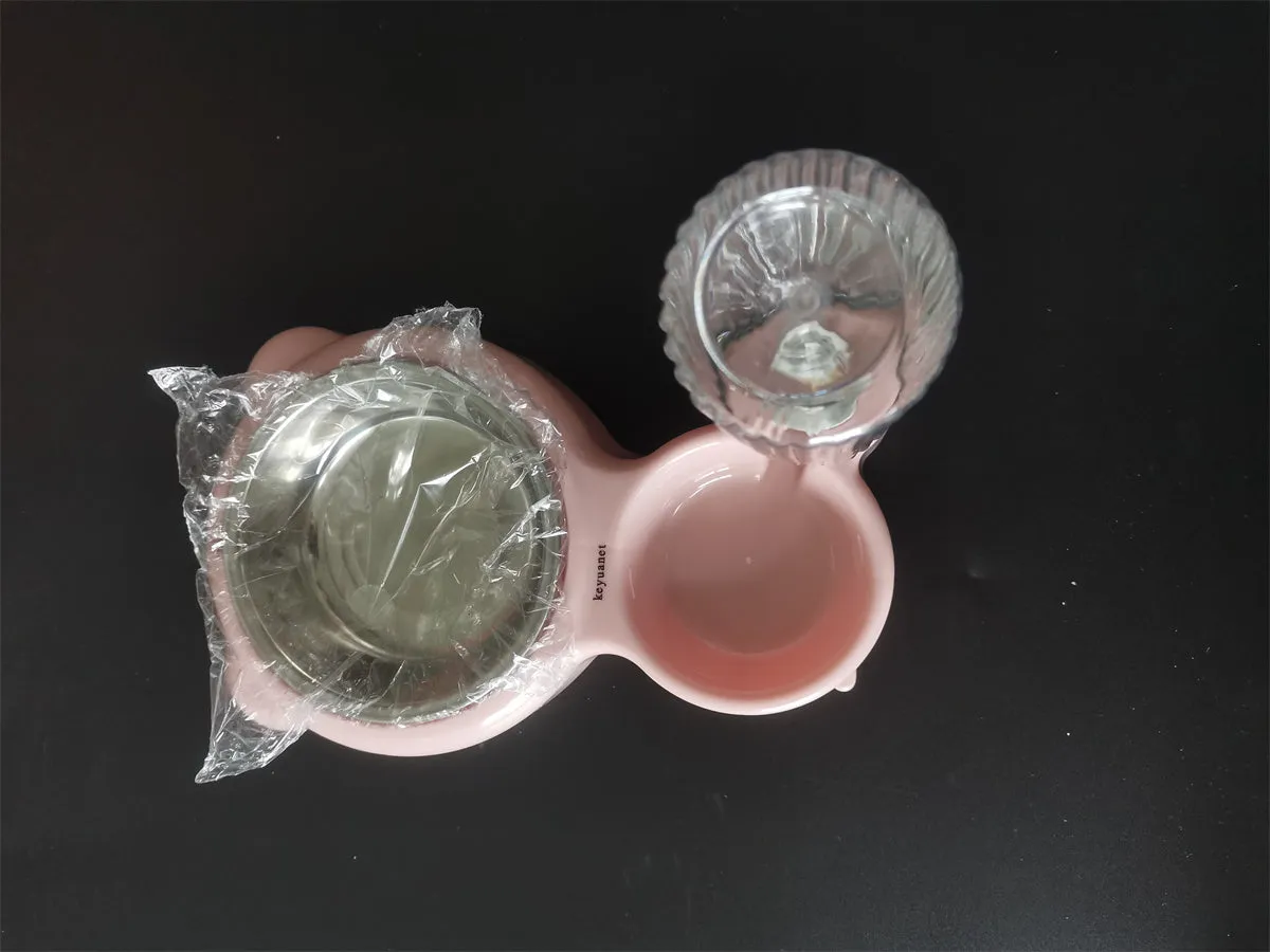 keyuanet Feeding vessels for pets,Small and medium-sized pet feeders and water dispensers