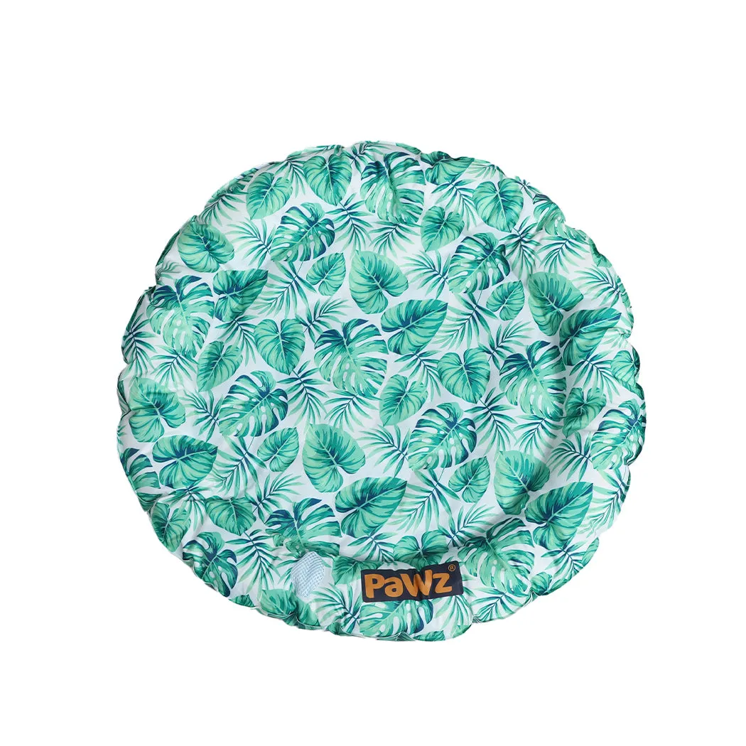 LARGE Dog Beds Pet Cool Bolster Gel Mat - Green