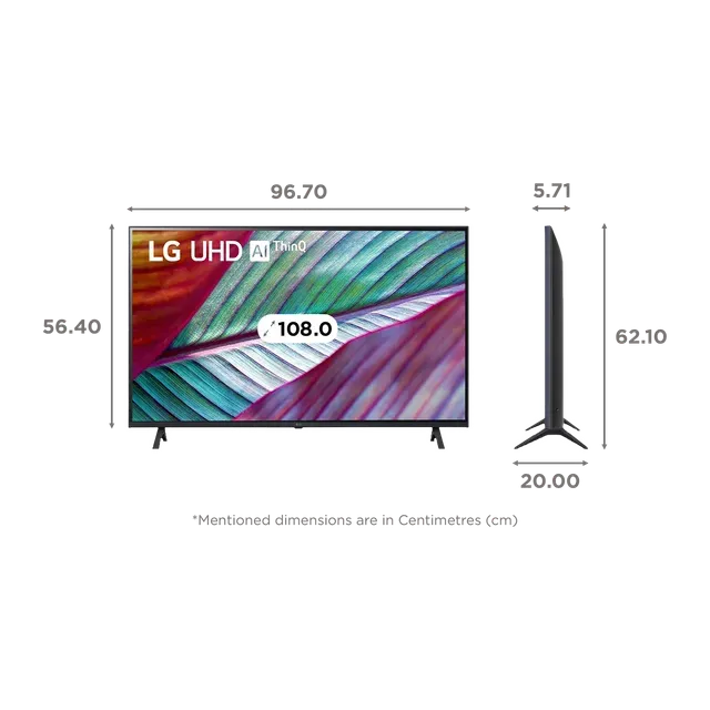 LG 55UR7550PSC  139.7 cm (55inch) Ultra HD (4K) LED Smart WebOS TV