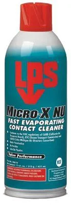 LPS 06616 Micro-X NU Fast Evaporating Contact Cleaners, 11 oz Aerosol Can (12 Cans)