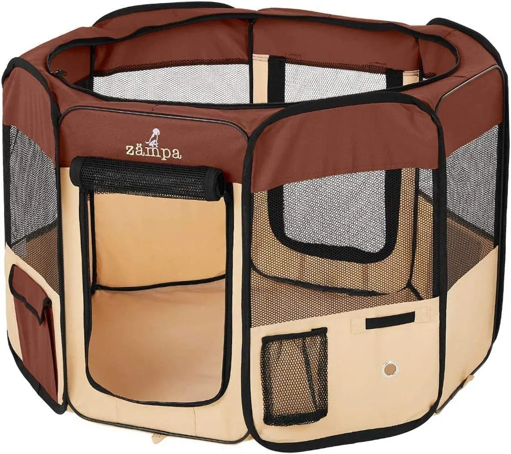 Medium Pop-Up Dog Playpen: Indoor/Outdoor