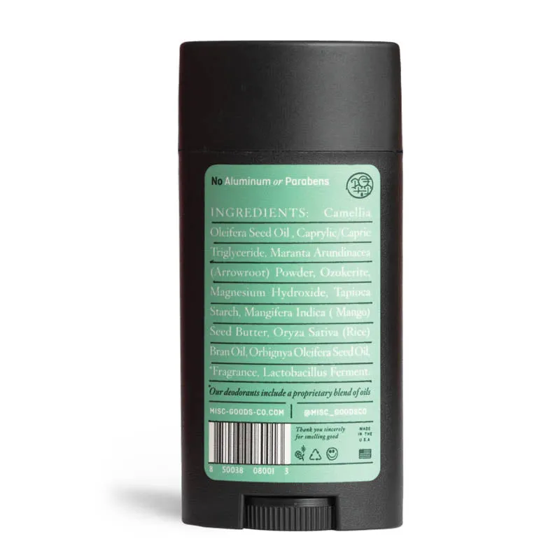 Misc Goods Co Valley Of The Gold Natural Deodorant