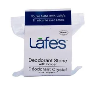 Natural Crystal Stone Large w/Dish 6 Oz By Lafes Natural Body Care