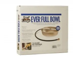Pet Lodge 13 Quart Galvanized Ever Full Pet Bowl