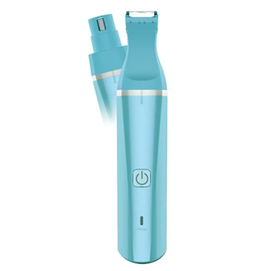 PETIO 2-in-1 Self Trimmer Cordless Hair Clipper Small Nail Care