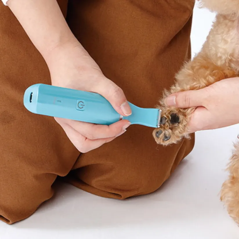 PETIO 2-in-1 Self Trimmer Cordless Hair Clipper Small Nail Care