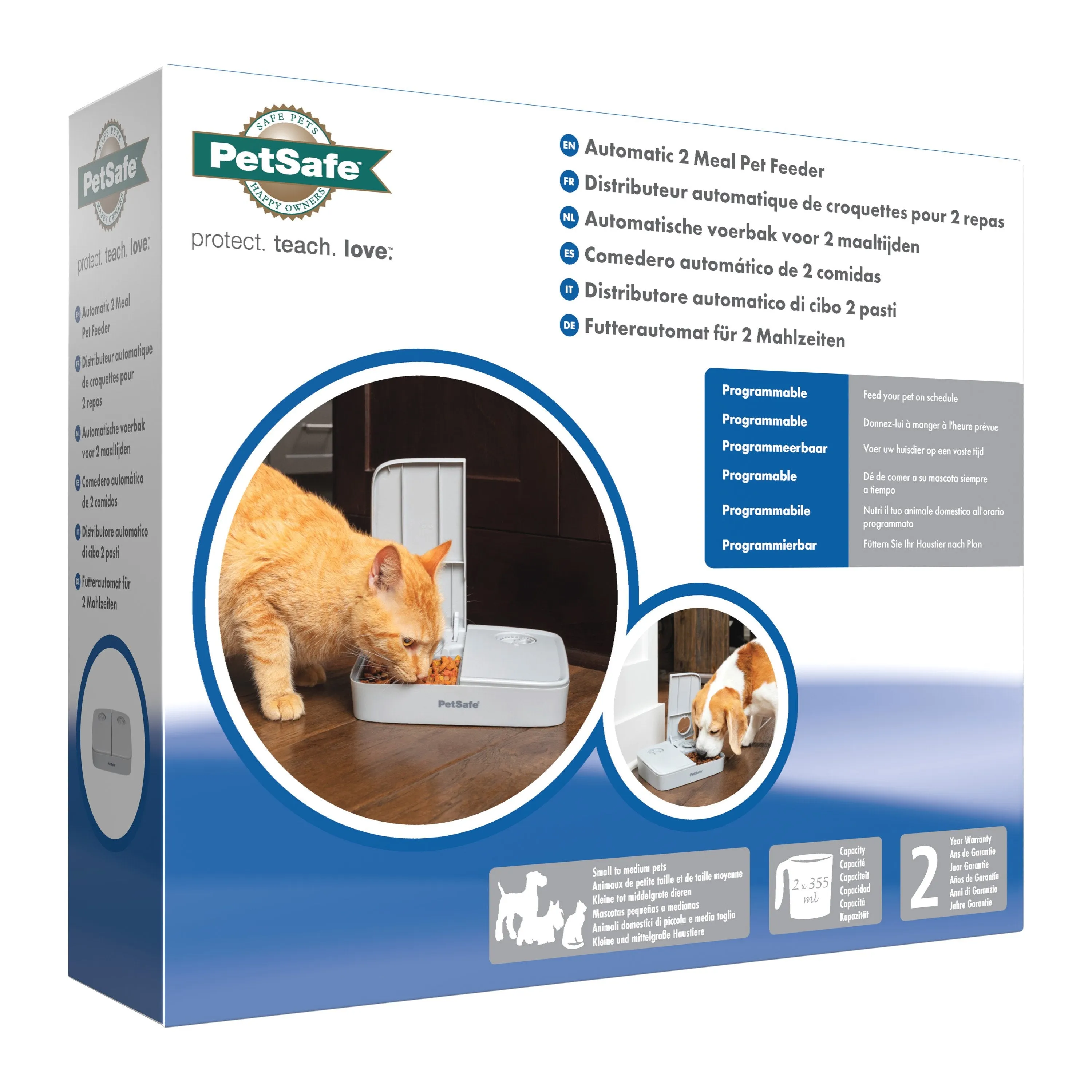 PetSafe Automatic Two Meal Pet Feeder for Dogs and Cats^^^