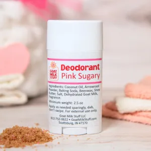 Pink Sugary Natural Deodorant