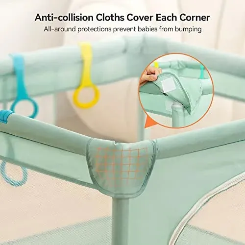 Playpens for Babies and Toddlers Dark Green