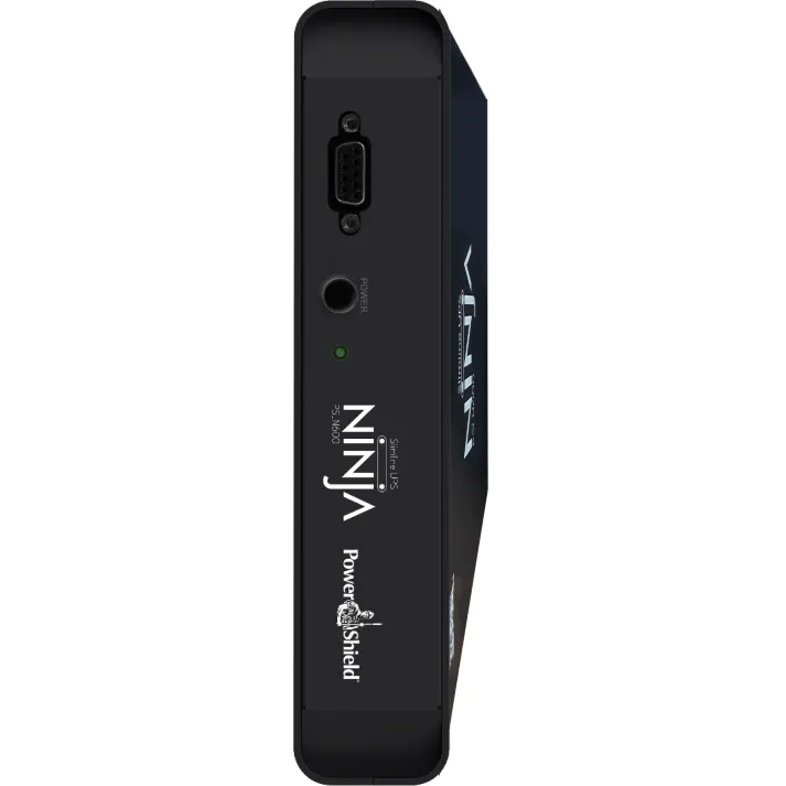 PowerShield Ninja Slimline 600VA UPS, 2x IEC Outputs, LiFePO4, Lithium-iron Phosphate, DIN Rail Mount, Silent Operation, 5 Yr Wrty