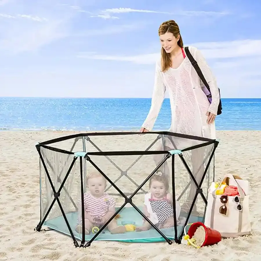 Regalo Six Panel My Play Portable Play Yard (122 x 66 cm)