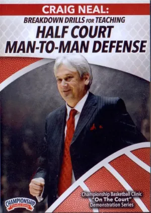 (Rental)-Breakdown Drills For Teaching Half Court Man To Man Defense