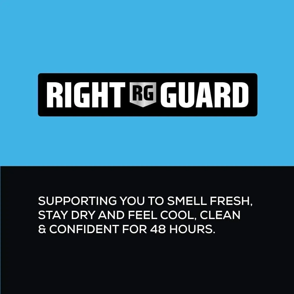Right Guard Mens Deodorant, Total Defence, Cool 48H High-Performance Anti-Perspirant Spray - 5012583200864