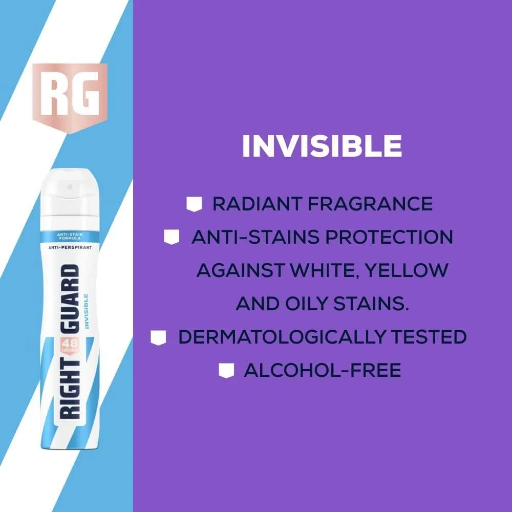 Right Guard Mens Deodorant, Total Defence, Cool 48H High-Performance Anti-Perspirant Spray - 5012583200864
