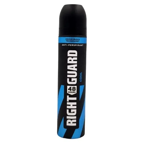Right Guard Mens Deodorant, Total Defence, Cool 48H High-Performance Anti-Perspirant Spray - 5012583200864