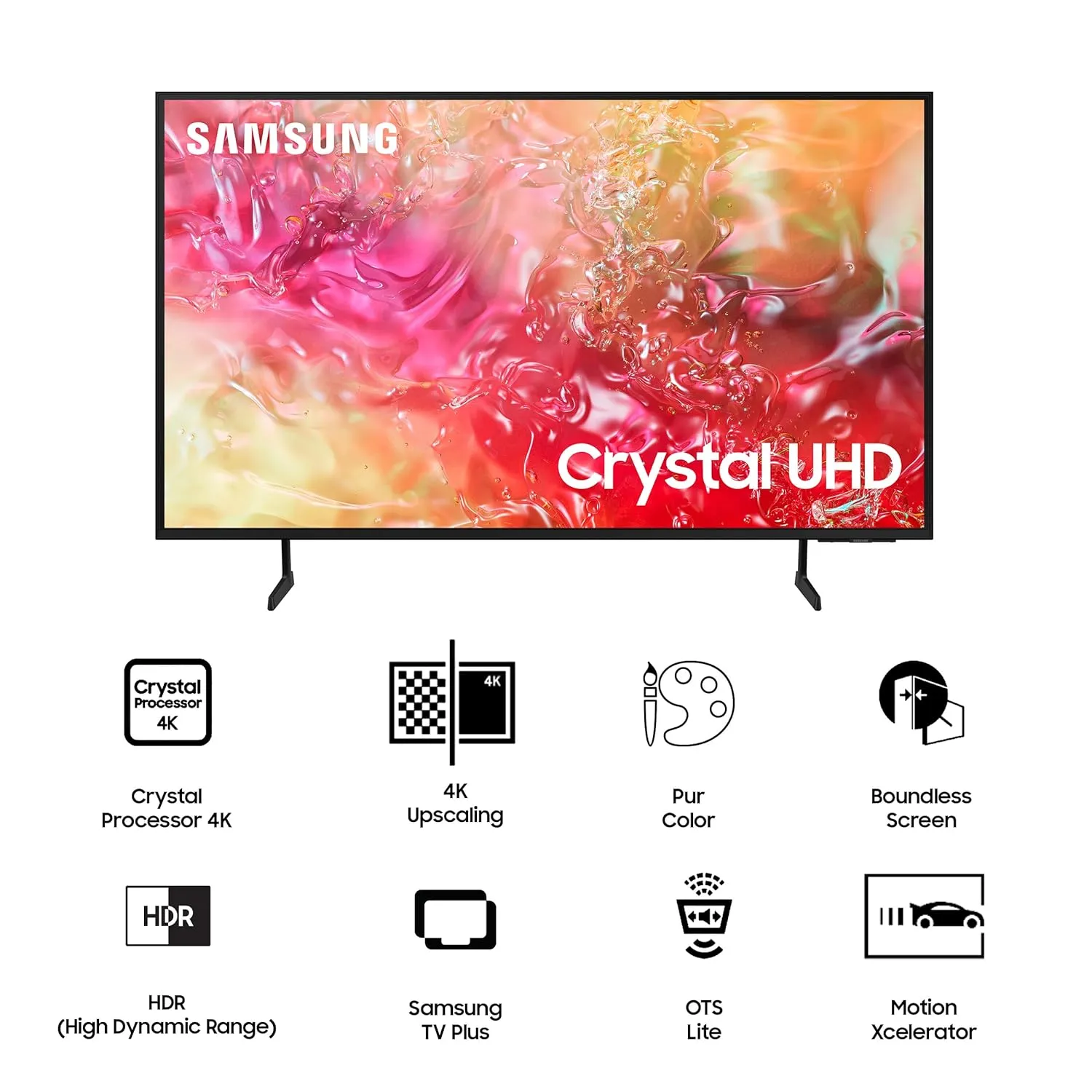 SAMSUNG UA75DU7660 189 cm (75 inch) 4K Ultra HD LED Tizen TV with Motion Xcelerator )