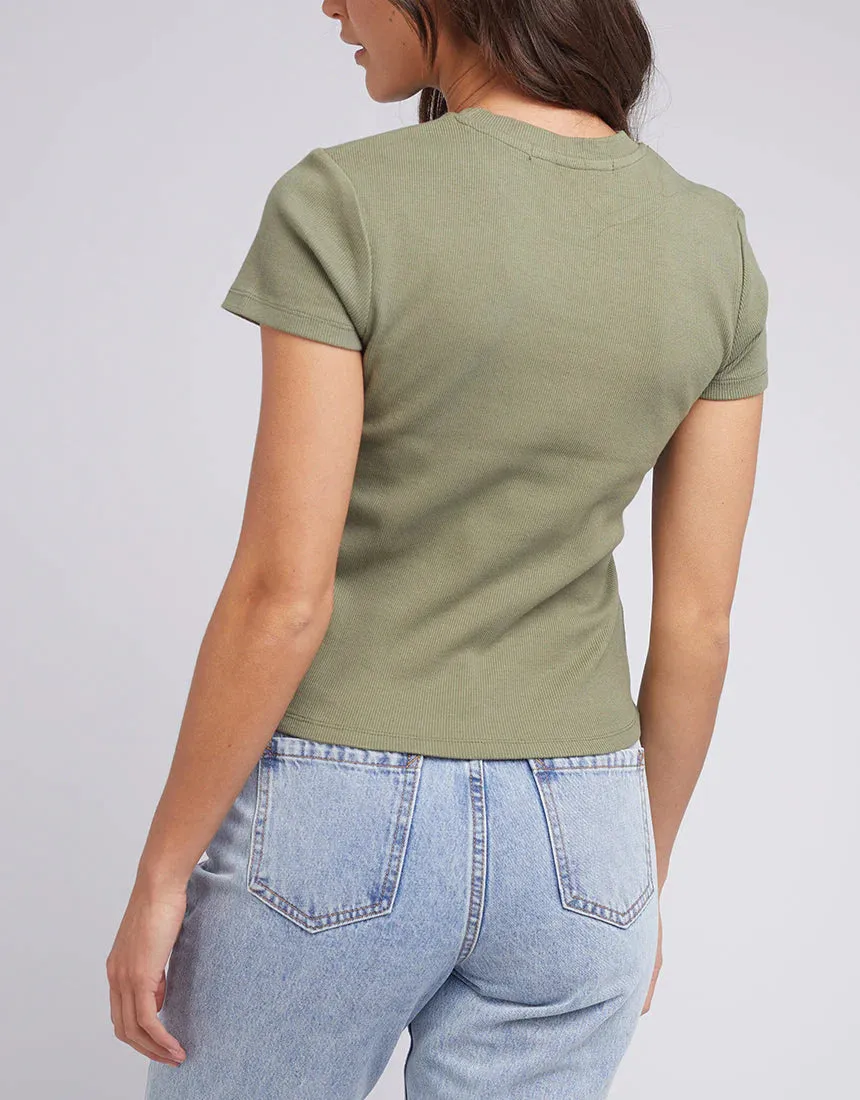 Silent Theory Margo Ribbed Tee