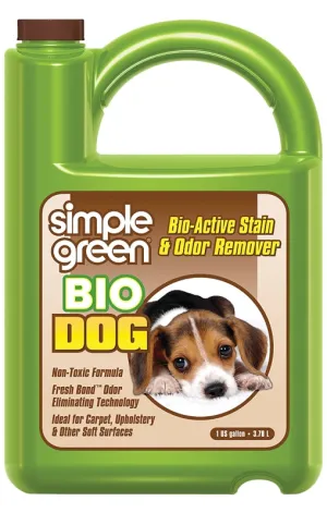 Simple Green 2010000415302 Bio Dog Stain and Odor Remover, Liquid, Fresh, 1 gal :EA: QUANTITY: 4