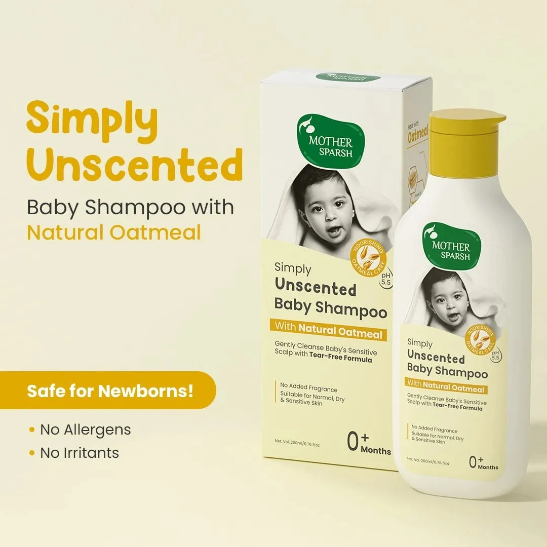 Simply Unscented Baby Shampoo 200ml