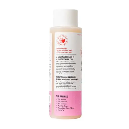 Skouts Honor Probiotic Shampoo plus Conditioner Happy Puppy