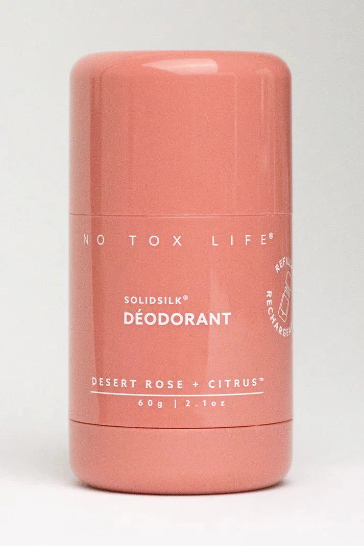 SOLIDSILK® Refillable Deodorant Tube - Desert Rose   Citrus